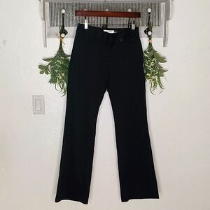 White House Black market legacy size 0 r black pinstripe boot cut slacks